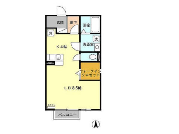 リビングタウン小倉町の物件間取画像